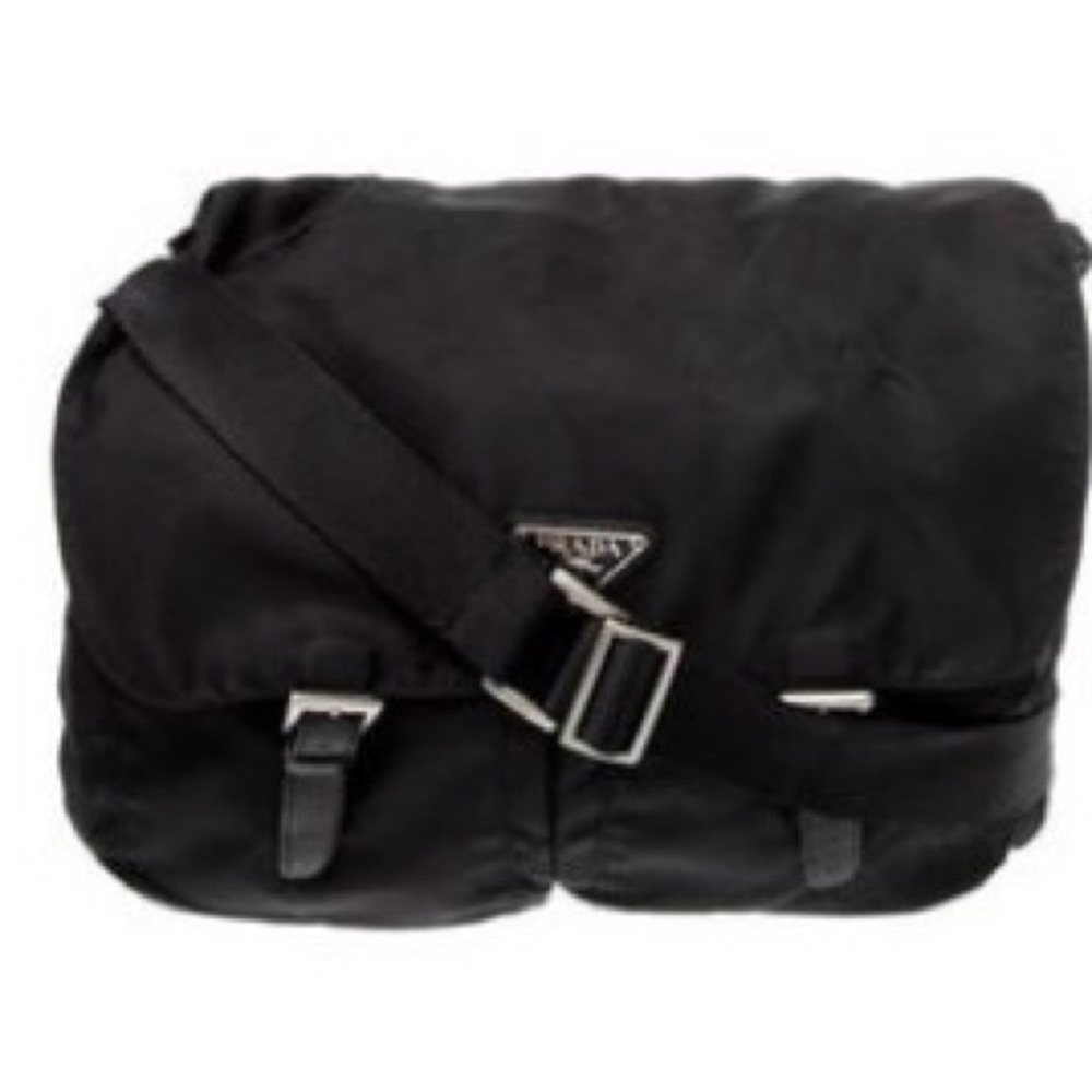 Prada Black Men's Messenger Bag